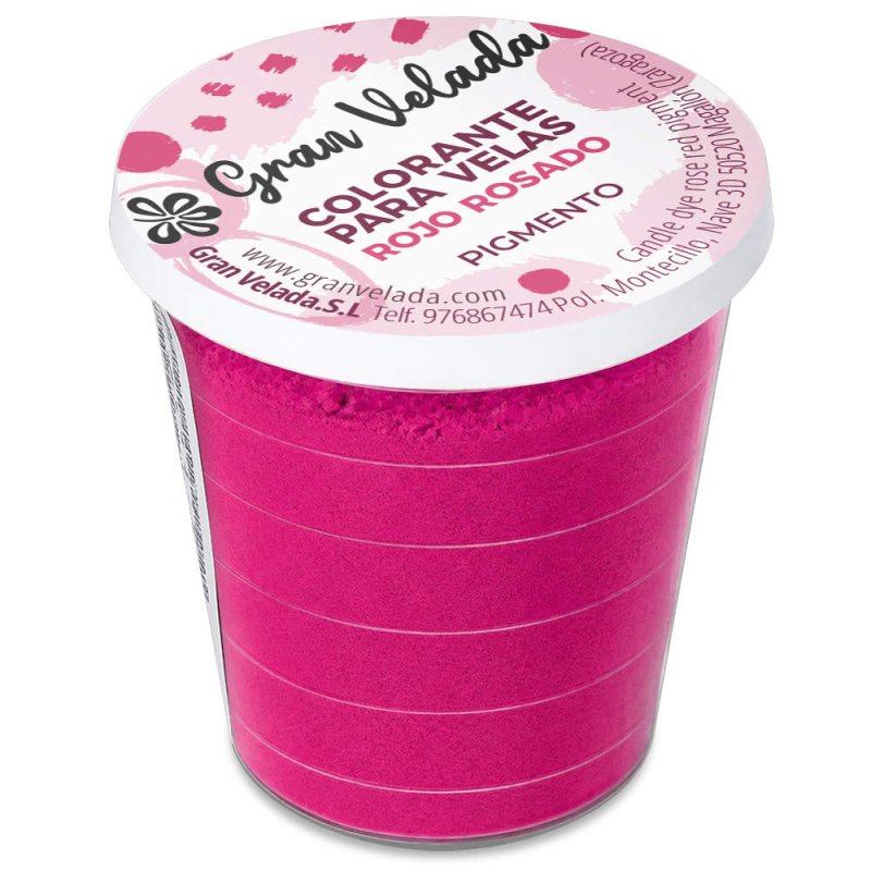 Colorant de bougie rose rouge pigment