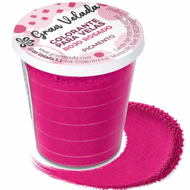 Colorant de bougie rose rouge pigment