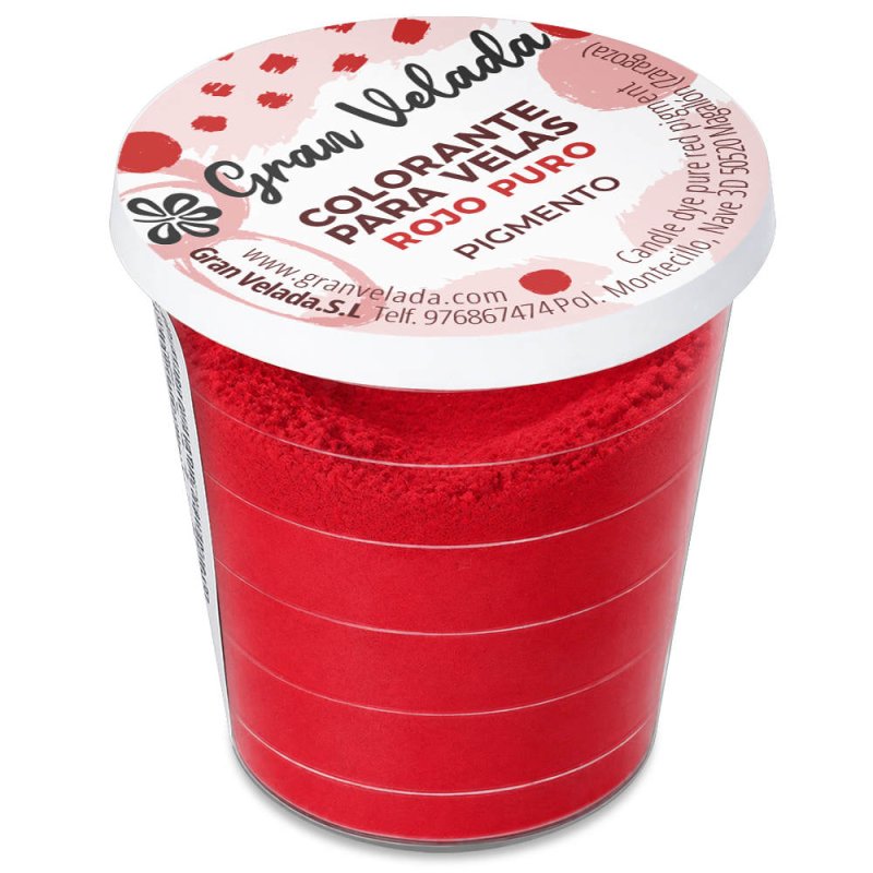 Colorant pour bougies rouge pur pigment