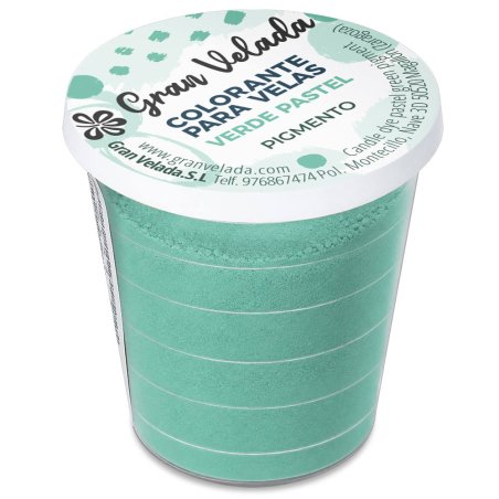 Colorante para velas verde pastel pigmento