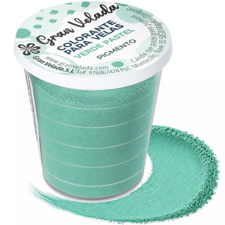 Colorante para velas verde pastel pigmento