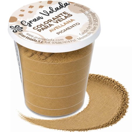 Colorant pour bougies en poudre de noisette