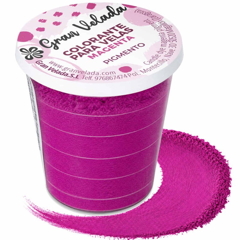 Colorant de bougie magenta pigment