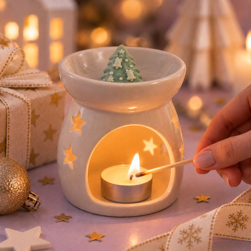 wax melts 6 figuras de Navidad para quemador