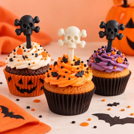 Comprar molde Halloween 6 pinchos de calavera
