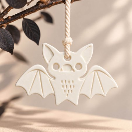 Molde murcielago halloween figura para colgar