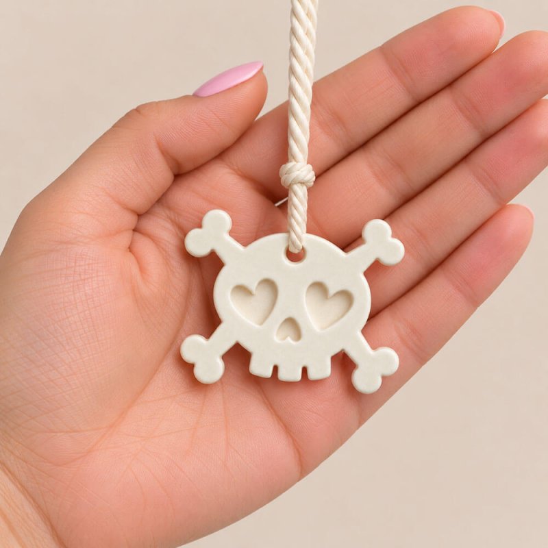 Tamaño molde calavera halloween figura para colgar