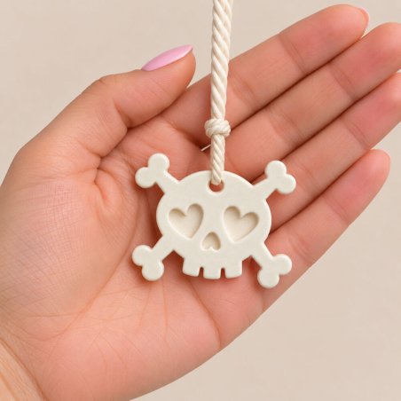 Tamaño molde calavera halloween figura para colgar