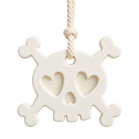 Figura obtenida con el Molde de calavera para colgar