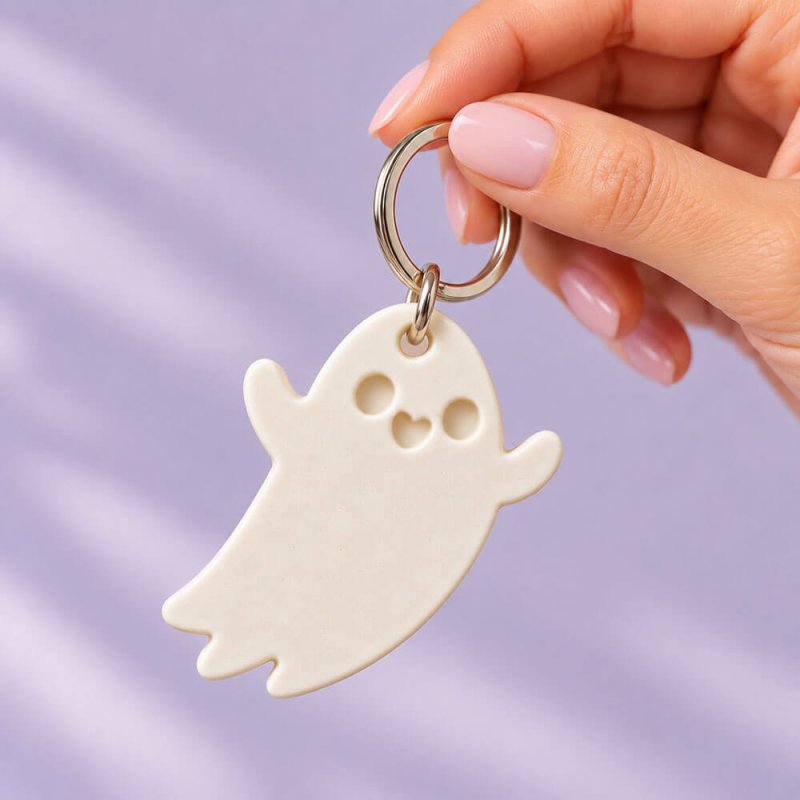 Molde fantasma halloween figura para llaveros