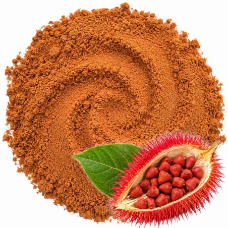Achiote sementes em pó