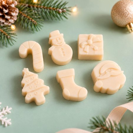 12 figuritas de Navidad mix para wax melts
