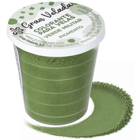 Colorant de bougie pigment vert militaire