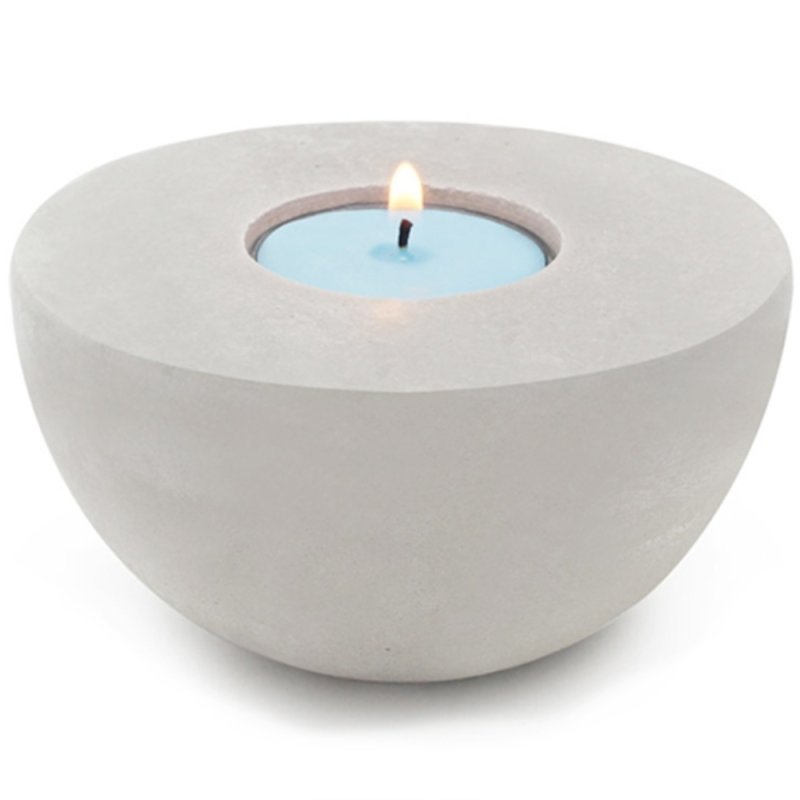Portavelas concreto DIY