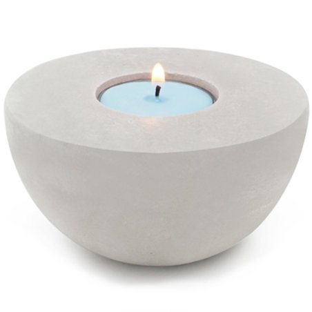 Portavelas concreto DIY
