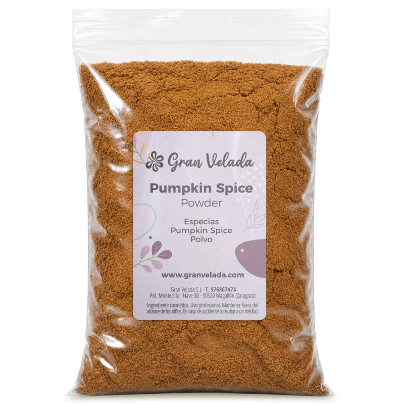 Especiarias pumpkin spice em pó para sabonetes
