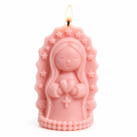 Molde para velas y jabones Virgen con manto