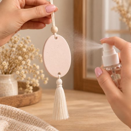 wax sachet de escayola camafeo de mujer perfumado