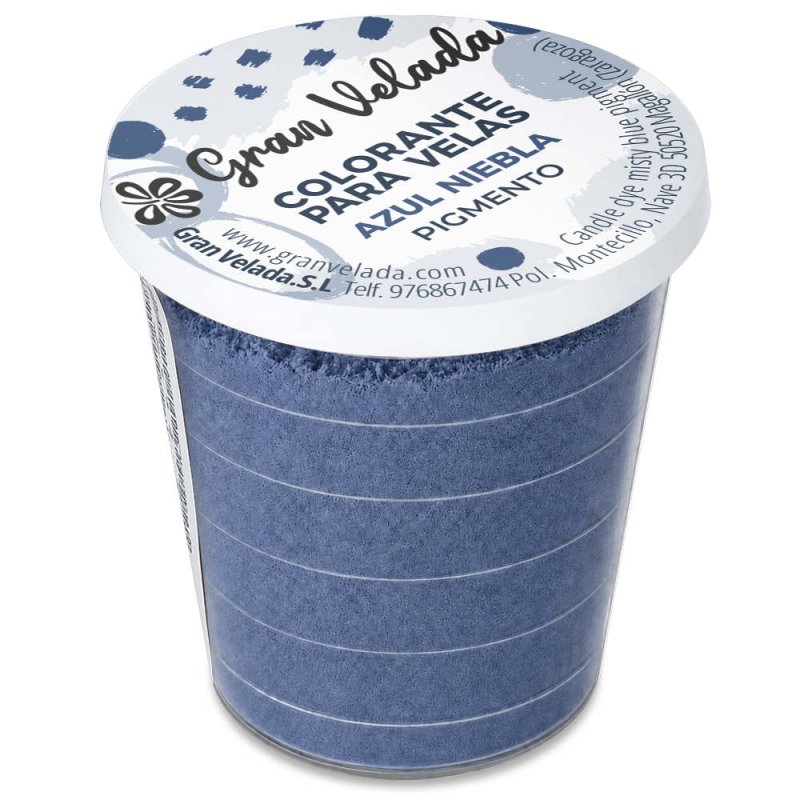 Colorante velas azul niebla pigmento — lifestyle