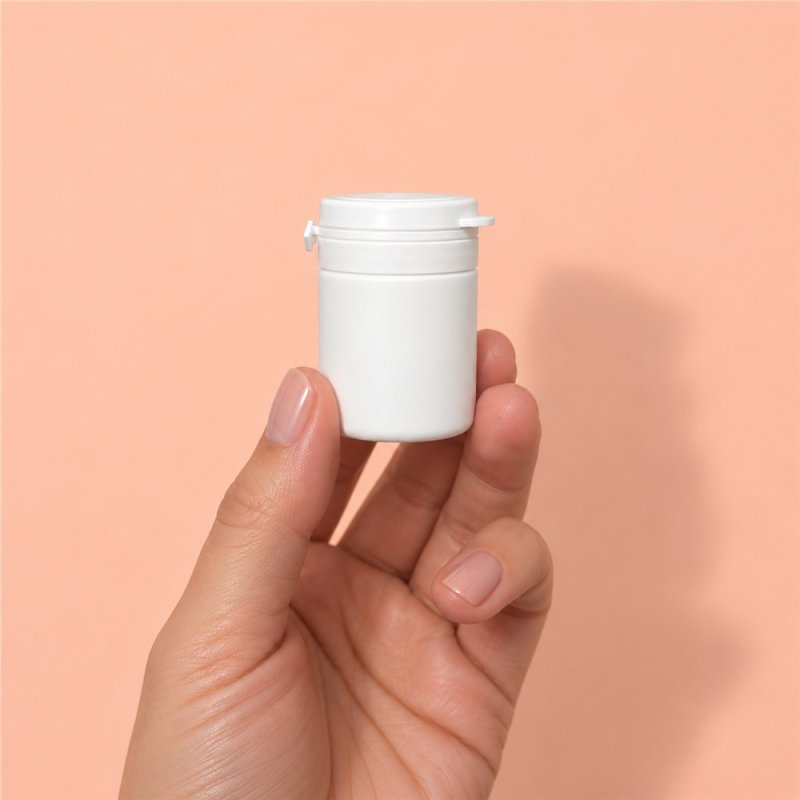 Tamaño tarro farma 20 ml blanco