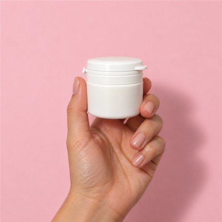 Tamaño tarro farma 50 ml blanco