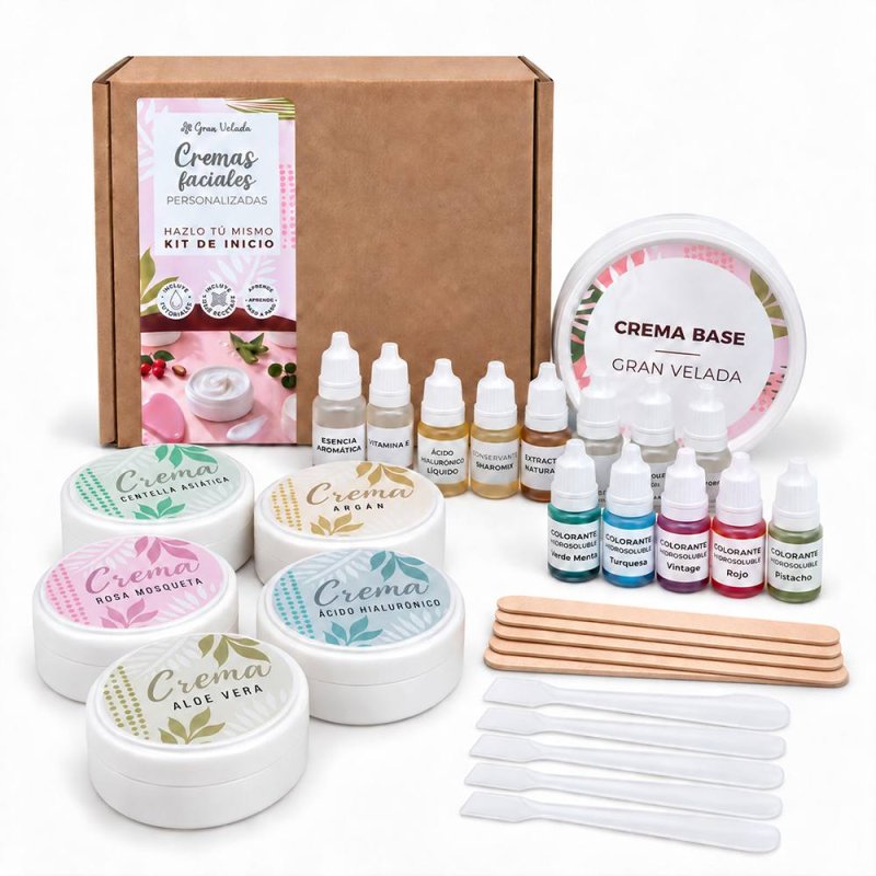 Comprar kit como hacer cremas faciales caseras