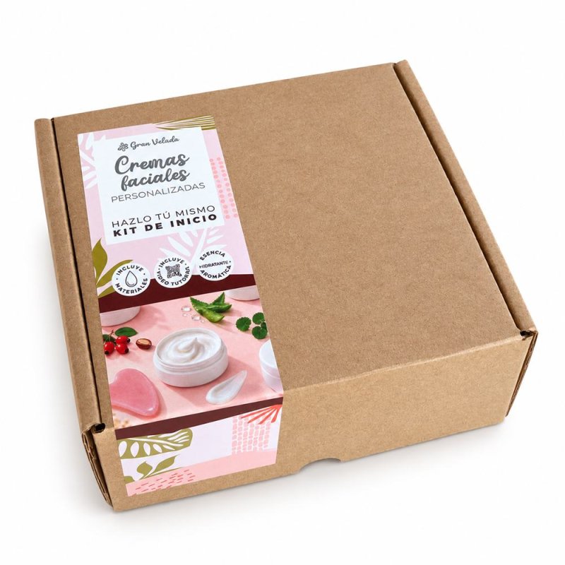 Kit como hacer cremas faciales caseras -Materiales e instrucciones