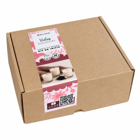 Kit como hacer velas ecologicas. Materiales e instrucciones