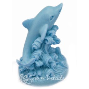 Molde jabon delfin 3D Molde jabon delfin 3D