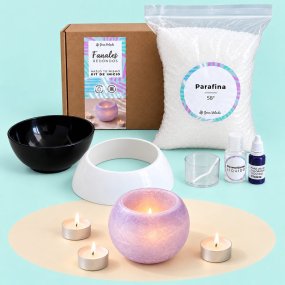 Kit luminarias redondas. Materiais e instruçoes