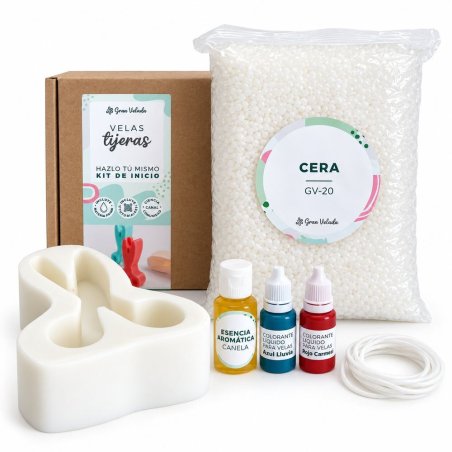 Comprar kit como hacer velas tijeras