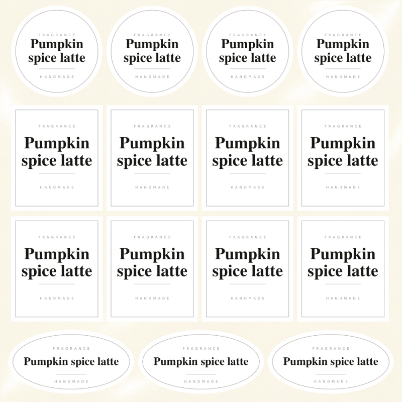 Pegatinas pumpkin spice