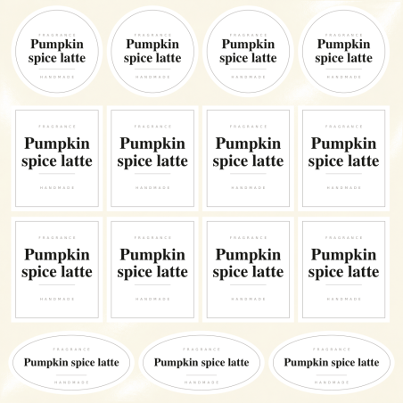 Pegatinas pumpkin spice
