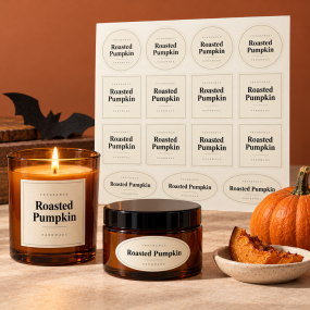 Pegatinas aroma roasted pumpkin
