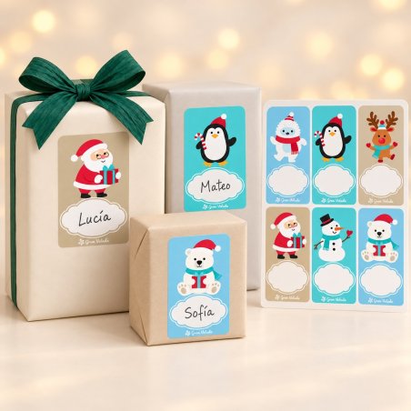 Pegatinas para regalos
