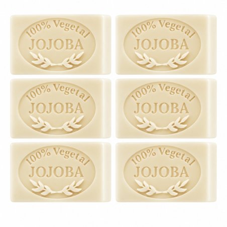 Molde jabon de jojoba — seis pastillas de jabón