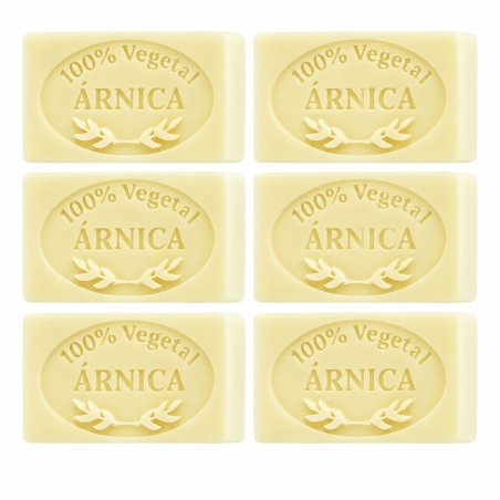 Molde jabon de arnica — seis pastillas de jabón