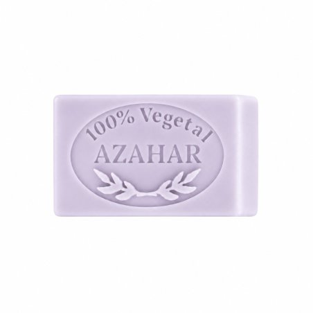 Molde jabon de azahar — jabón sobre fondo blanco