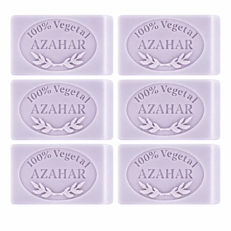 Molde jabon de azahar — seis pastillas de jabón
