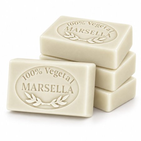 Molde jabon de marsella — cuatro jabones apilados