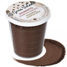 Pigmento marron chocolate para manualidades
