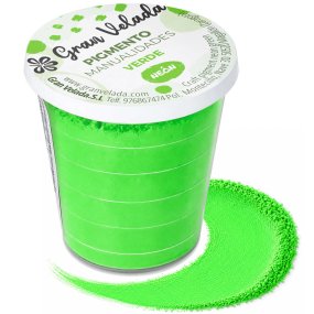 Pigmento verde neon para manualidades