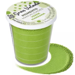 Pigmento verde manzana para manualidades