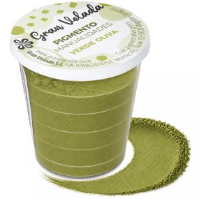 Pigmento verde oliva para manualidades