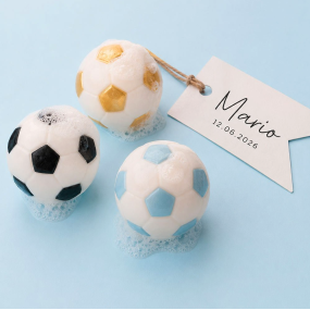 Moule 4 ballons de football de 5,5 cm