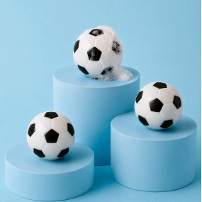 Moule deux ballons de football 4,5 cm