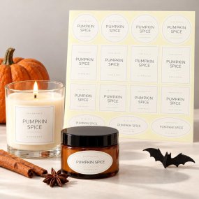 Autocolantes aroma abóbora especiada ou pumpkin spice