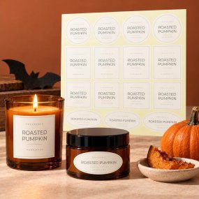 Pegatinas aroma roasted pumpkin