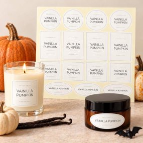 Autocolantes aroma baunilha pumpkin
