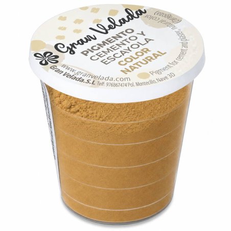 Envase de pigmento natural para cemento y escayola Gran Velada